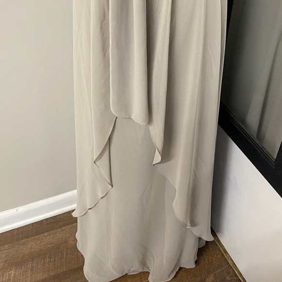 Jenny Yoo Collection Grey Dove Convertible Bridesmaid Dress size 4 - Picture 5 of 8